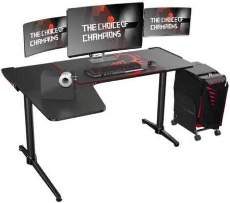 Стол для компьютера (для геймеров) Eureka L60, чёрный