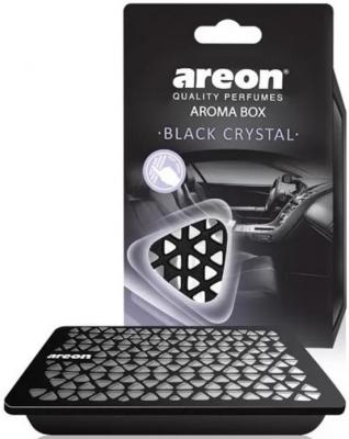 Автомобильный ароматизатор Areon AROMA BOX, Черный кристал