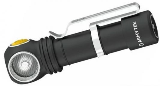 Фонарь универсальный Armytek Wizard C2 Pro Nichia Magnet USB черный/желтый лам.:светодиод.x1 (F06801W)