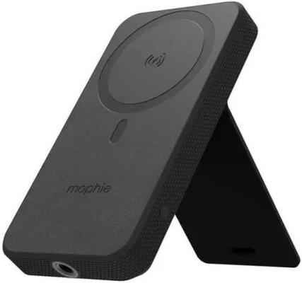 Подставка с беспроводным зарядным устройством Mophie Snap Plus Powerstation Stand. Цвет: черный.