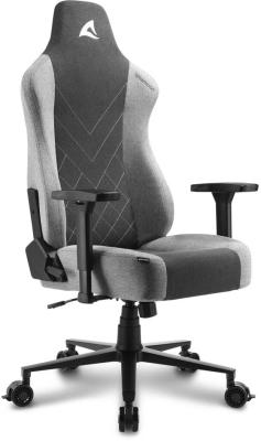Кресло для геймеров Sharkoon Skiller SGS30 чёрный серый