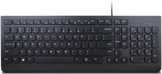 Клавиатура проводная Lenovo Essential Wired USB черный