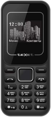 Телефон Texet TM-120 красный черный