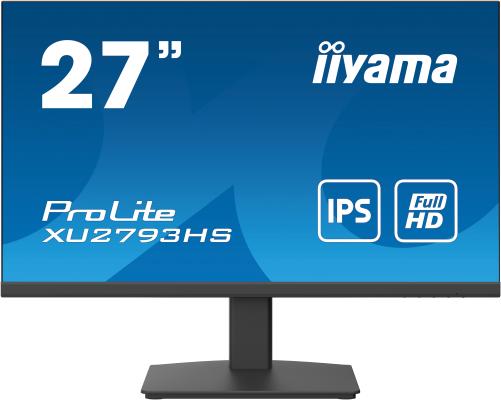 Монитор Iiyama 27" ProLite XU2793HS-B4 черный IPS LED 4ms 16:9 HDMI M/M матовая 1000:1 300cd 178гр/178гр 1920x1080 D-Sub DisplayPort FHD USB 4.6кг