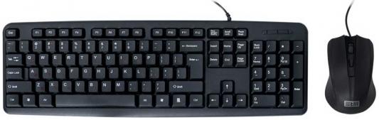 Клавиатура + мышь STM 302С черный (STM 302C)