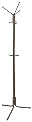 Вешалка напольная Исток ВНП24 медный антик основание крестовина наконечники черный крючки двойные сталь