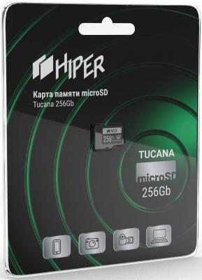 Карта памяти microSDHX 256GB CL10 UHS-1 U3, Tucana, Hiper