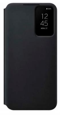 Чехол (флип-кейс) Samsung для Samsung Galaxy S22+ Smart Clear View Cover черный (EF-ZS906CBEGRU)