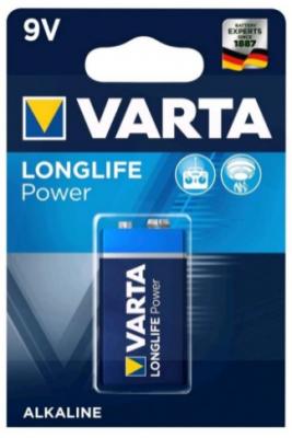 VARTA 6LR61/1BL LONGLIFE POWER 4922 (HIGH ENERGY)  (1 шт. в уп-ке)