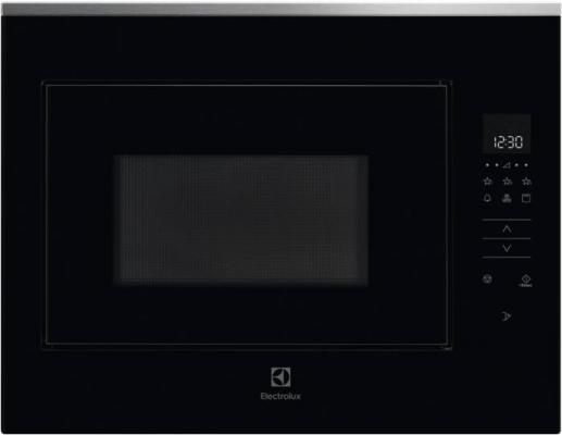 Встраиваемая микроволновая печь ELECTROLUX/ Встраиваемая микроволновая печь с грилем, объем 25 л., высота 459 мм, цвет черный/нерж.cталь