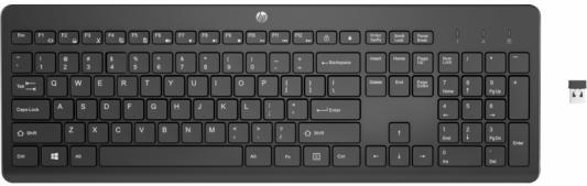 Клавиатура беспроводная HP 230 Wireless USB черный