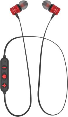 Наушники Bluetooth вакуумные с шейным шнурком More choice BG20 (Red)