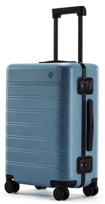 Чемодан NINETYGO Manhattan Frame Luggage 20" поликарбонат синий