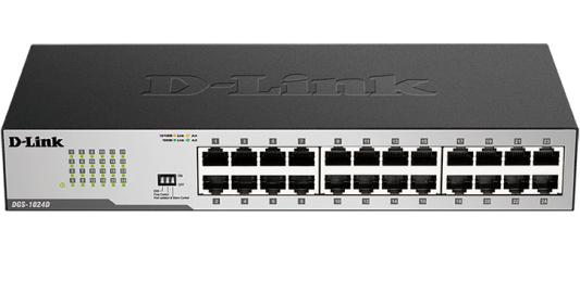 D-Link DGS-1024D/I2A Неуправляемый коммутатор с 24 портами 10/100/1000Base-T