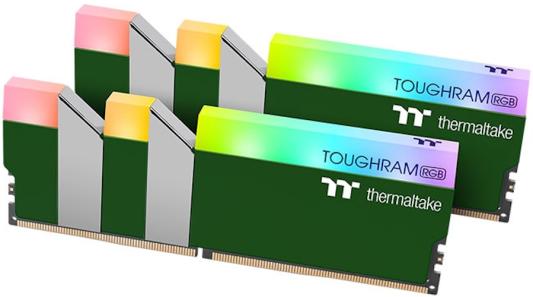 Оперативная память для компьютера 16Gb (2x8Gb) PC4-28800 3600MHz DDR4 DIMM CL18 Thermaltake TOUGHRAM RGB RG28D408GX2-3600C18A