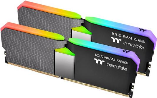 16GB Thermaltake DDR4 4600 DIMM TOUGHRAM XG RGB Black Gaming Memory R016D408GX2-4600C19A Non-ECC, CL18, 1.5V, Heat Shield, XMP 2.0, Kit (2x8GB), RTL (527903)