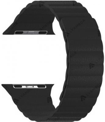 Кожаный ремешок для Apple Watch 38/40 mm LYAMBDA POLLUX DSP-24-40-BK Black