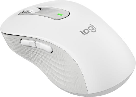 Мышь беспроводная Logitech Signature M650 белый USB + Bluetooth 910-006255