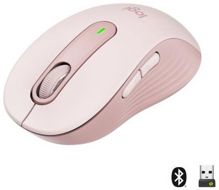 Мышь беспроводная Logitech M650 розовый USB + Bluetooth 910-006254
