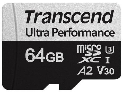 Карта памяти microSD (TransFlash) 64Gb Transcend TS64GUSD340S