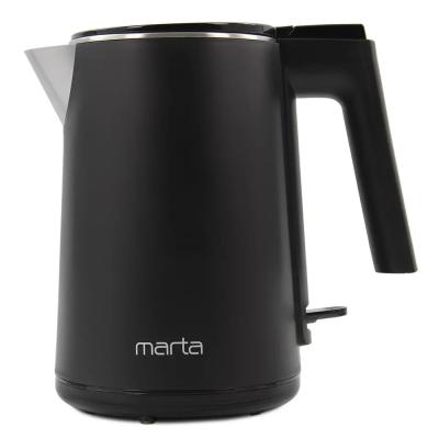 Чайник электрический Marta MT-4591 1200 Вт чёрный 1 л металл/пластик
