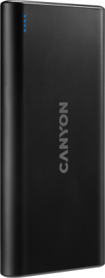 Внешний аккумулятор Power Bank 10000 мАч Canyon PB-108 черный