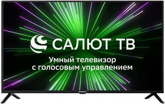 Телевизор LED Supra 40" STV-LC40ST0155Fsb Салют ТВ черный FULL HD 50Hz DVB-T DVB-T2 DVB-C USB WiFi Smart TV (RUS)