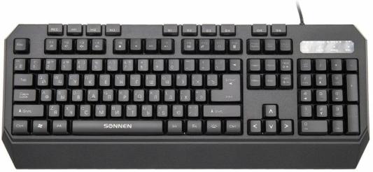 Клавиатура проводная Sonnen KB-7700 USB черный