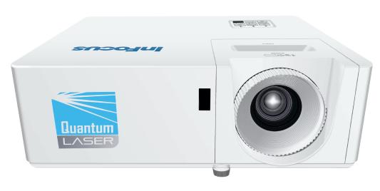 Лазерный проектор INFOCUS [INL156] DLP, WXGA, 3500 lm, 2000 000:1, 1.191.54:1, HDMI x2, VGA in x1, RS232 x1, Audio in/out, USB-A x1, Composite video x1, Micro USB x1, 1х15w, 3,9 кг, белый