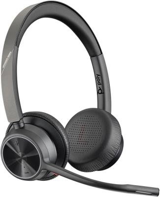 Гарнитура беспроводная/ VOYAGER 4320 UC,V4320-M (COMPUTER & MOBILE) MICROSOFT TEAMS CERTIFIED, USB-C, STEREO BLUETOOTH HEADSET, WITHOUT CHARGE STAND, WORLDWIDE
