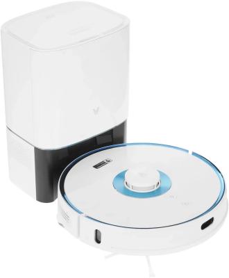Пылесос: VIOMI Робот-пылесос с базой для самочоистки S9 UV white/Подключение:WiFi/MiHome/Мощность всасывания:2.7кПа/Батарея:5200мАч/Сухая/влажная уборка/Цвет:Белый V-RVCLMD28D