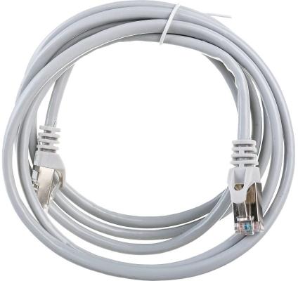 Патч-корд FTP Cablexpert PP6-2M кат.6, 2м, литой, многожильный (серый) (045377)