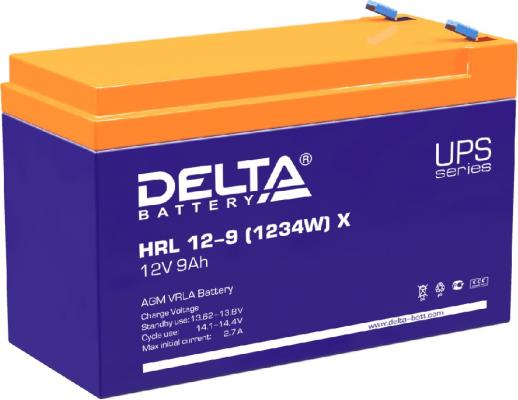 Delta HRL 12-9X (9А\\ч, 12В) свинцово- кислотный  аккумулятор