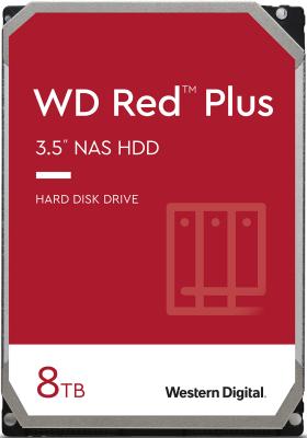 Жесткий диск 3.5" 8 Tb 5700 rpm 128 Mb cache Western Digital Red Plus SATA III 6 Gb/s WD80EFZZ