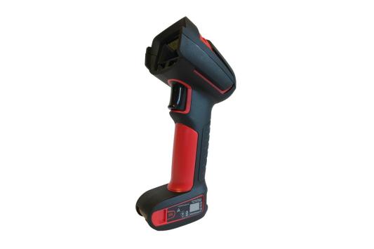USB Kit: Tethered. Ultra rugged/industrial. 1D, PDF417, 2D, SR focus, with vibration. Red scanner (1990iSR-3), USB Type A 3m straight cable (CBL-500-300-S00). Assembled in China