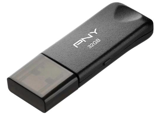 Флешка 32Gb PNY FD32GATTCKTRK-EF USB 2.0 черный