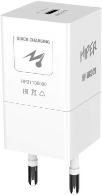 HIPER СЗУ 20 Вт, QC/PD, TYPE-C, белый (HP-WC009)