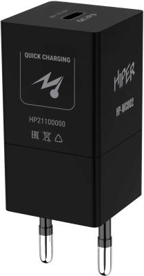 HIPER СЗУ 25 Вт, QC/PD, TYPE-C, черный (HP-WC002)