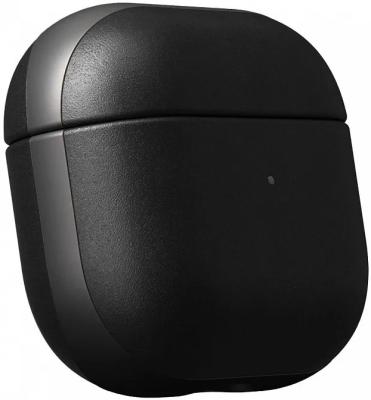 Чехол Nomad Leather Case для Apple Airpods 3 чёрный