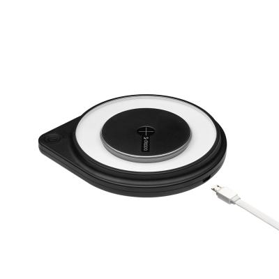 Беспроводное зарядное устройство Deppa Qi Fast Charger microUSB 1,1А черный