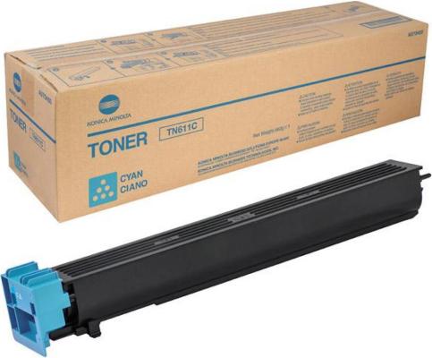 Тонер Konica-Minolta bizhub C451/C550/C650 TN-611C cyan (туба 390г) ELP Imaging®