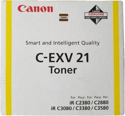 Тонер-картридж Canon iR C2880/3380 C-EXV21/GPR-23/NPG-35 yellow (туба 260г) ELP Imaging®