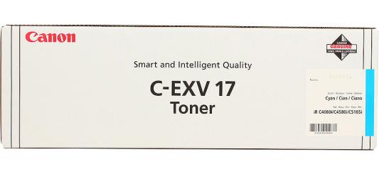 Тонер-картридж Canon iR C4080i/4580i С-EXV17/GPR-21 cyan (туба 460г) ELP Imaging®