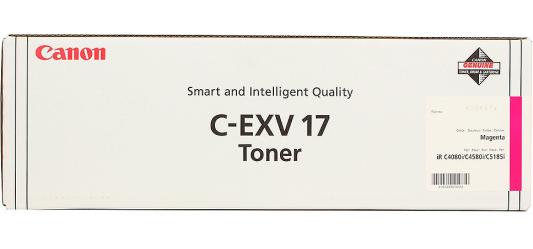 Тонер-картридж Canon iR C4080i/4580i С-EXV17/GPR-21 magenta (туба 460г) ELP Imaging®
