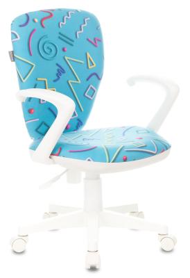 Кресло детское Бюрократ KD-W10AXSN голубой