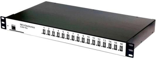 Концентратор USB Type A Nio-Electronics NIO-EUSB 16EP RJ-45 16 х USB 2.0. черный