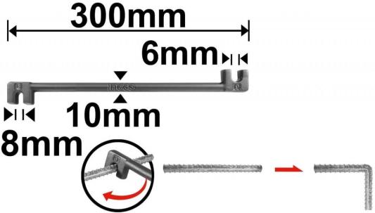 Струбцина для гибки арматуры 300 мм INGCO HBB06081