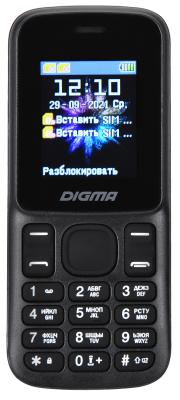 Телефон Digma A172 черный