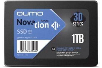 Твердотельный накопитель SSD 2.5" 1 Tb QUMO Novation 3D Read 560Mb/s Write 520Mb/s 3D NAND TLC Q3DT-1TSCY