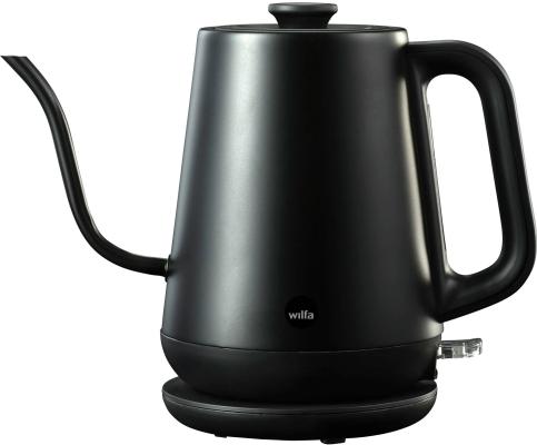 Чайник электрический Wilfa WSPOK-1000 B 1000 Вт чёрный 0.8 л металл